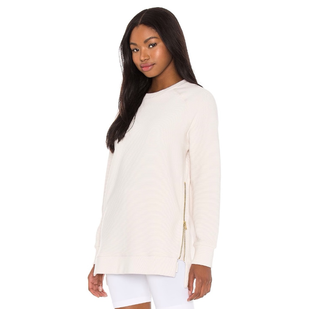 NWT Anthropologie Varley Manning Pullover In Eggnog, size L
